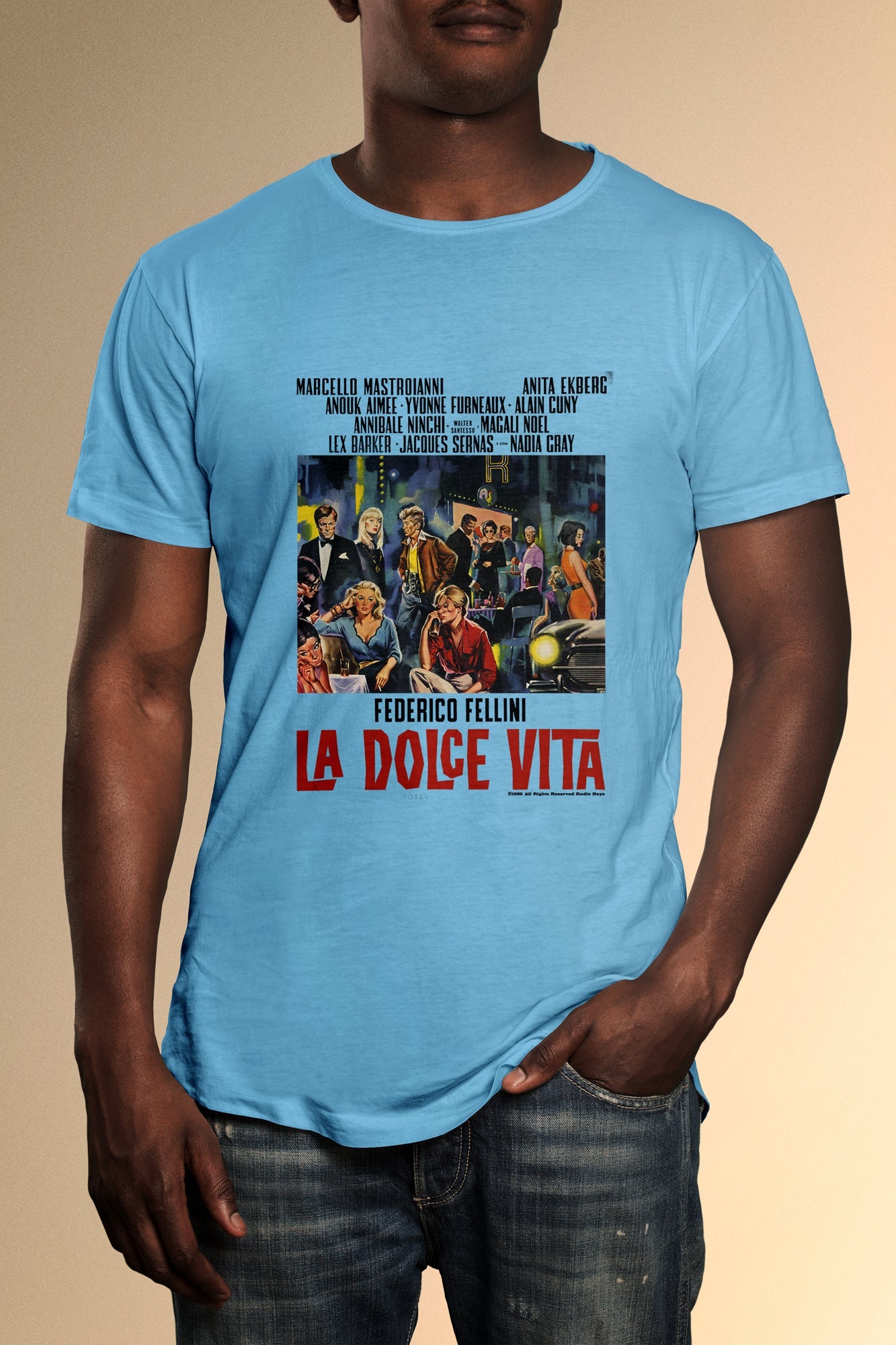 La Dolce Vita T-Shirt - Official Radio Days Licensed Product