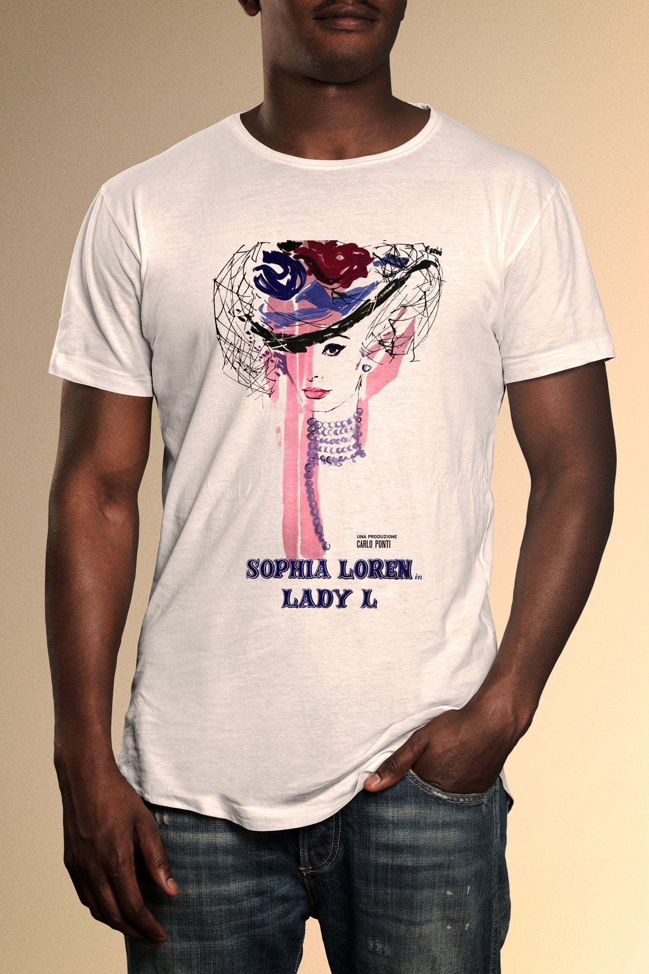 Sophia Loren Lady L T-Shirt - Official Radio Days Licensed Product