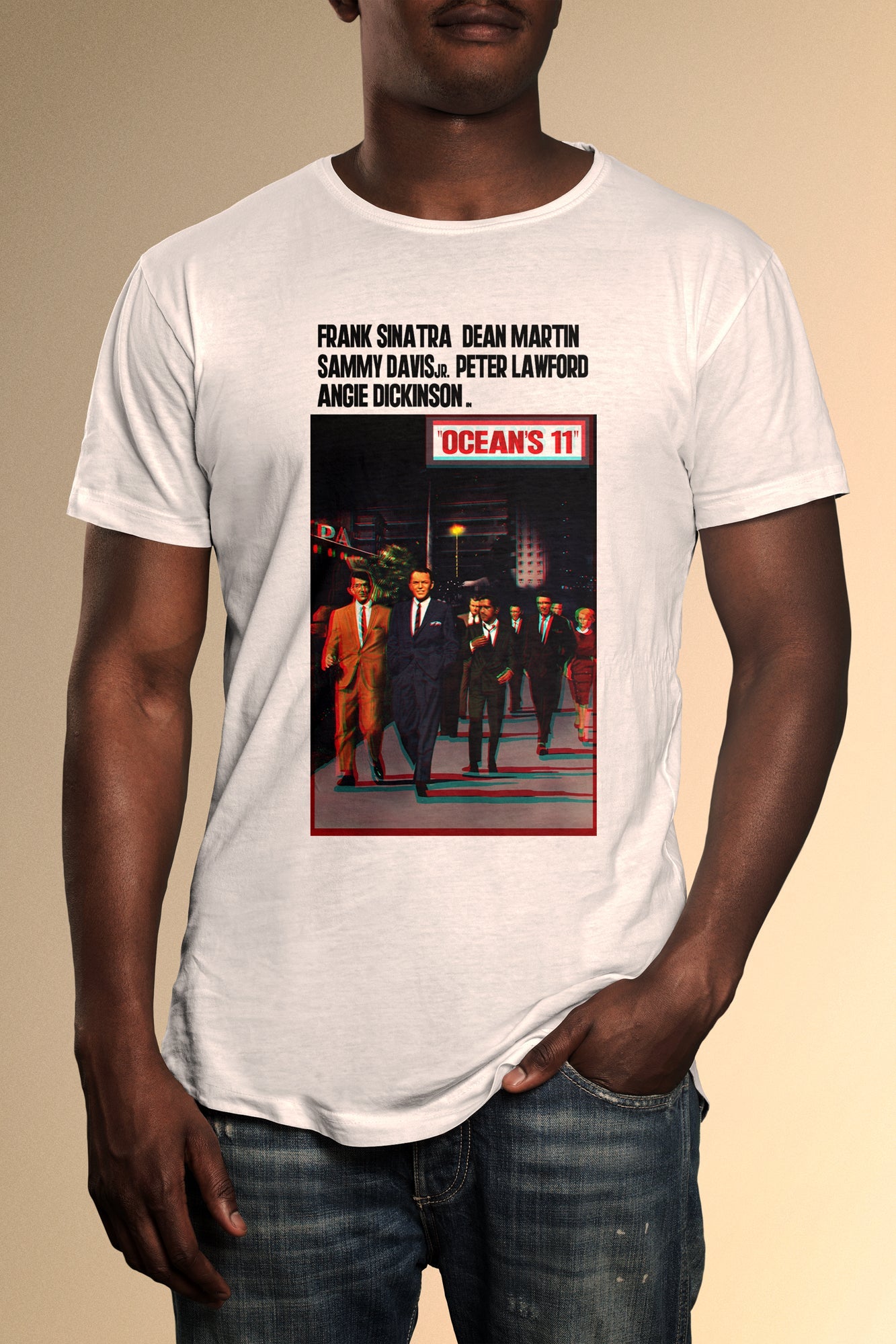 Oceans 11 3D Poster T-Shirt - Official Radio Days Licensed Product