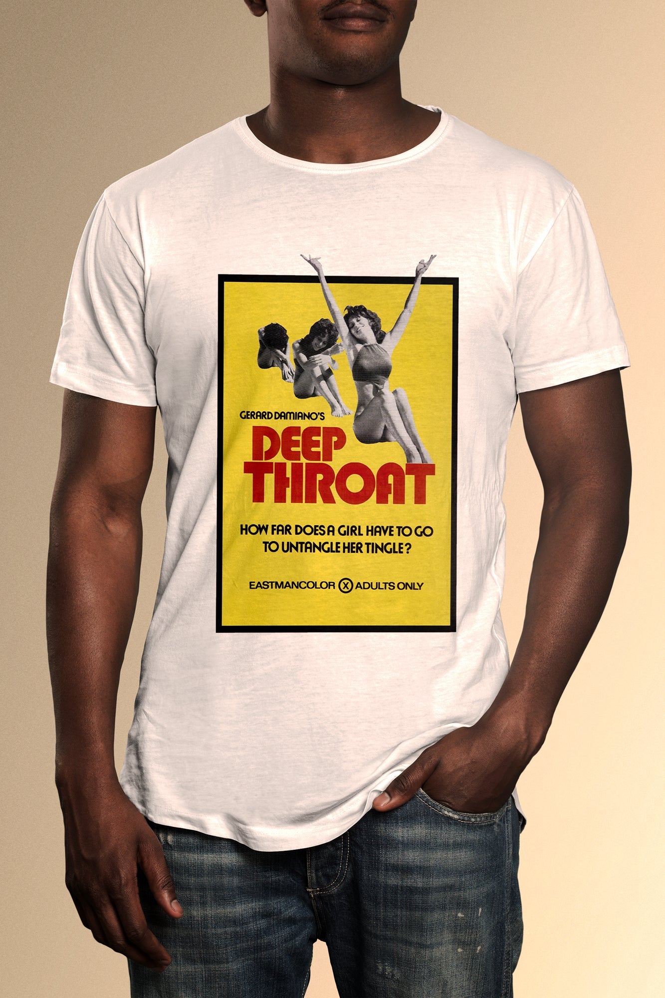 Deep Throat Poster T-Shirt - Official Radio Days Licensed Product