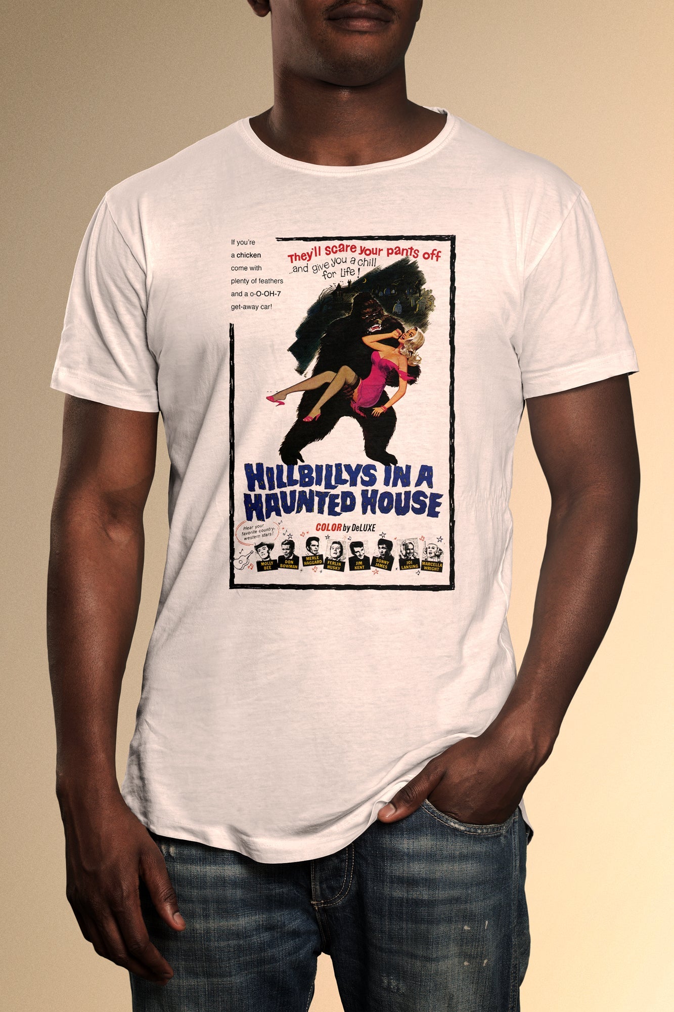 Hillbillys In A Haunted House T-Shirt - Official Radio Days Licensed Product