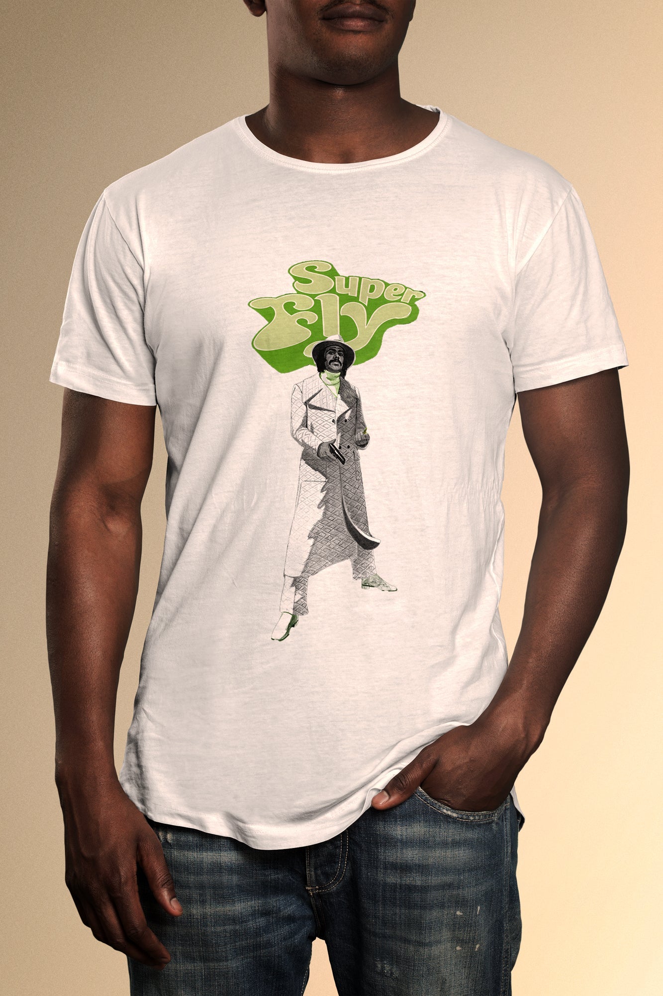 Superfly Green Logo T-Shirt - Official Radio Days Licensed Product