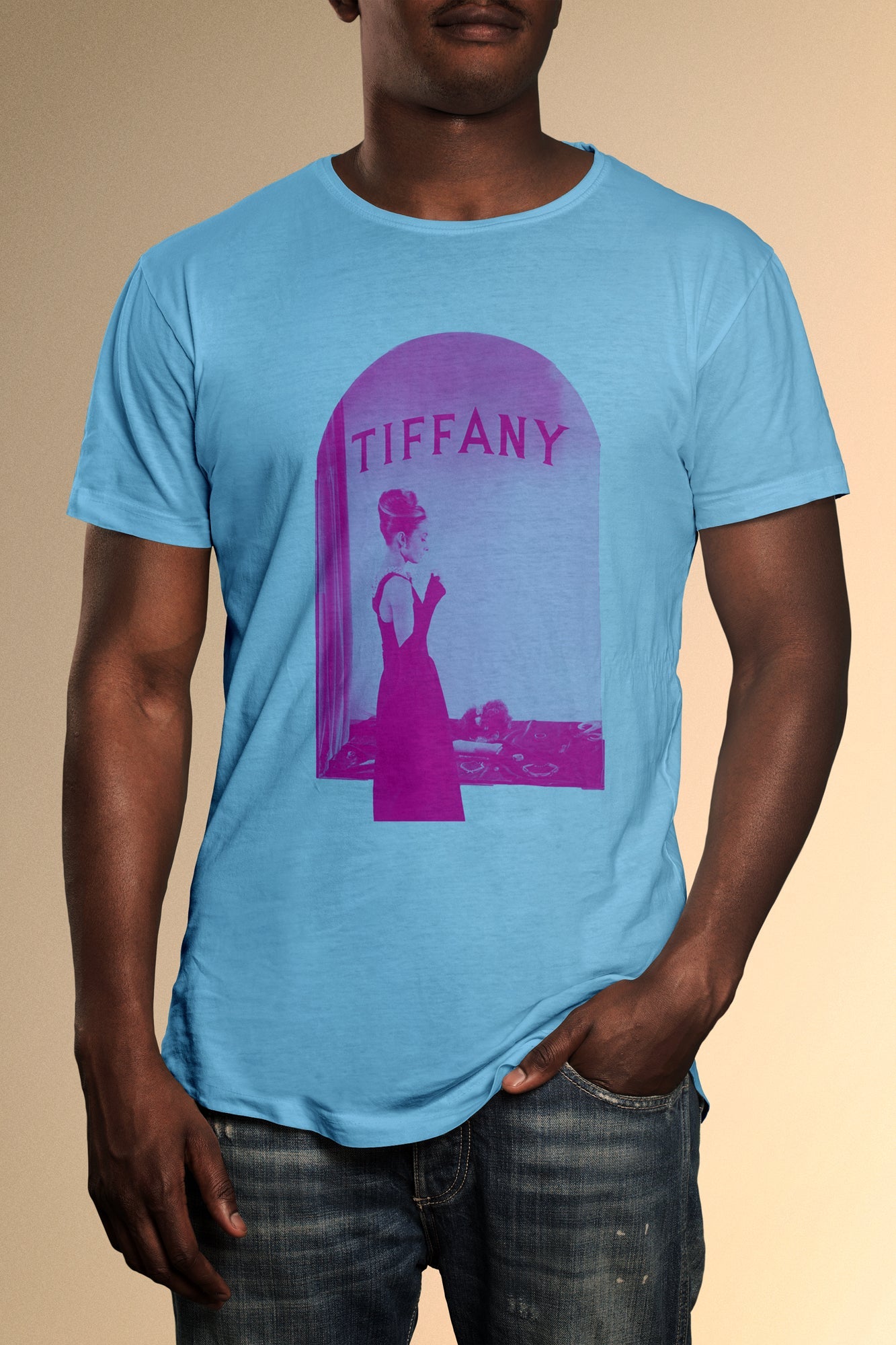 Breakfast At Tiffany's Purple T-Shirt - Official Radio Days Licensed Product