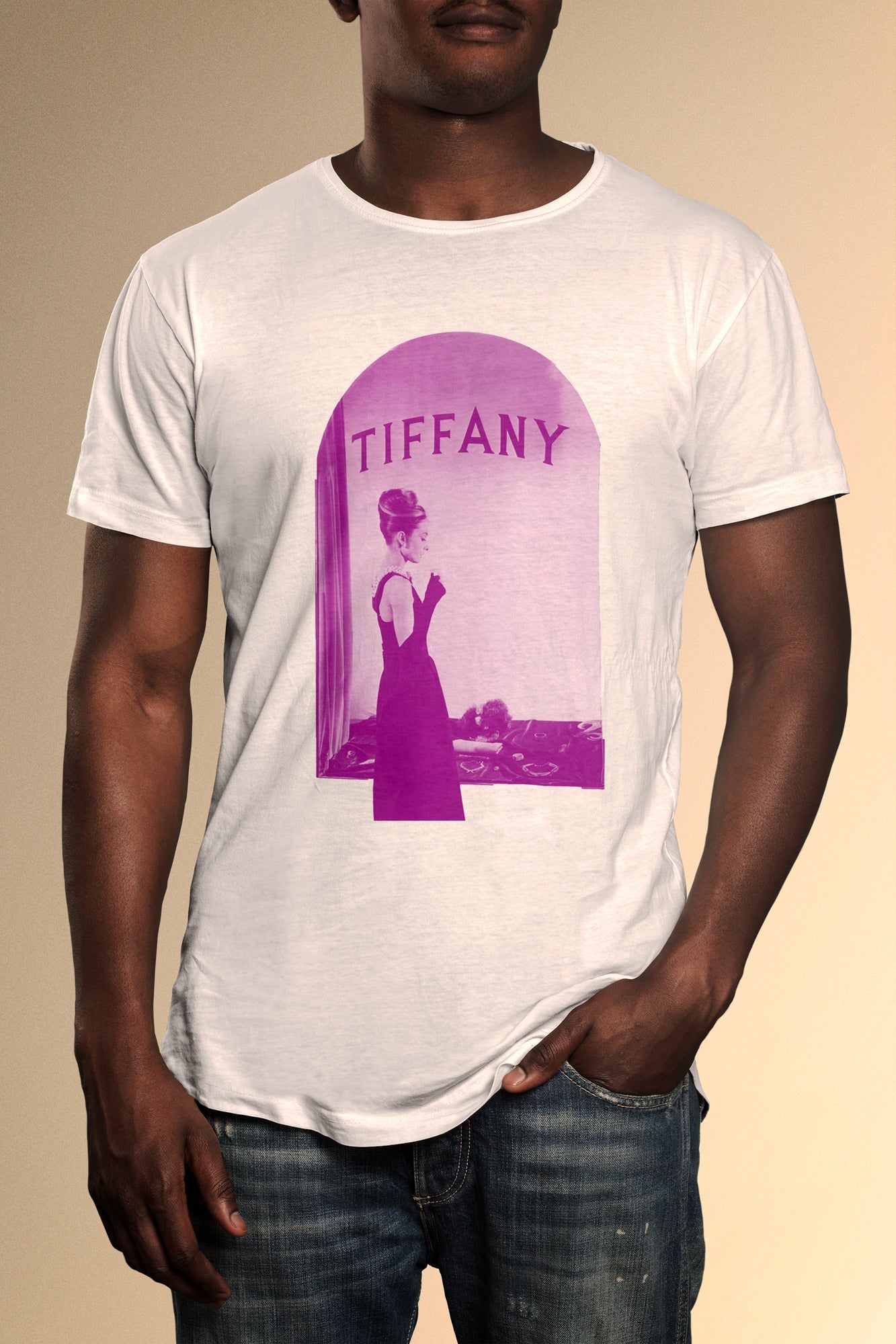 Breakfast At Tiffany's Purple T-Shirt - Official Radio Days Licensed Product