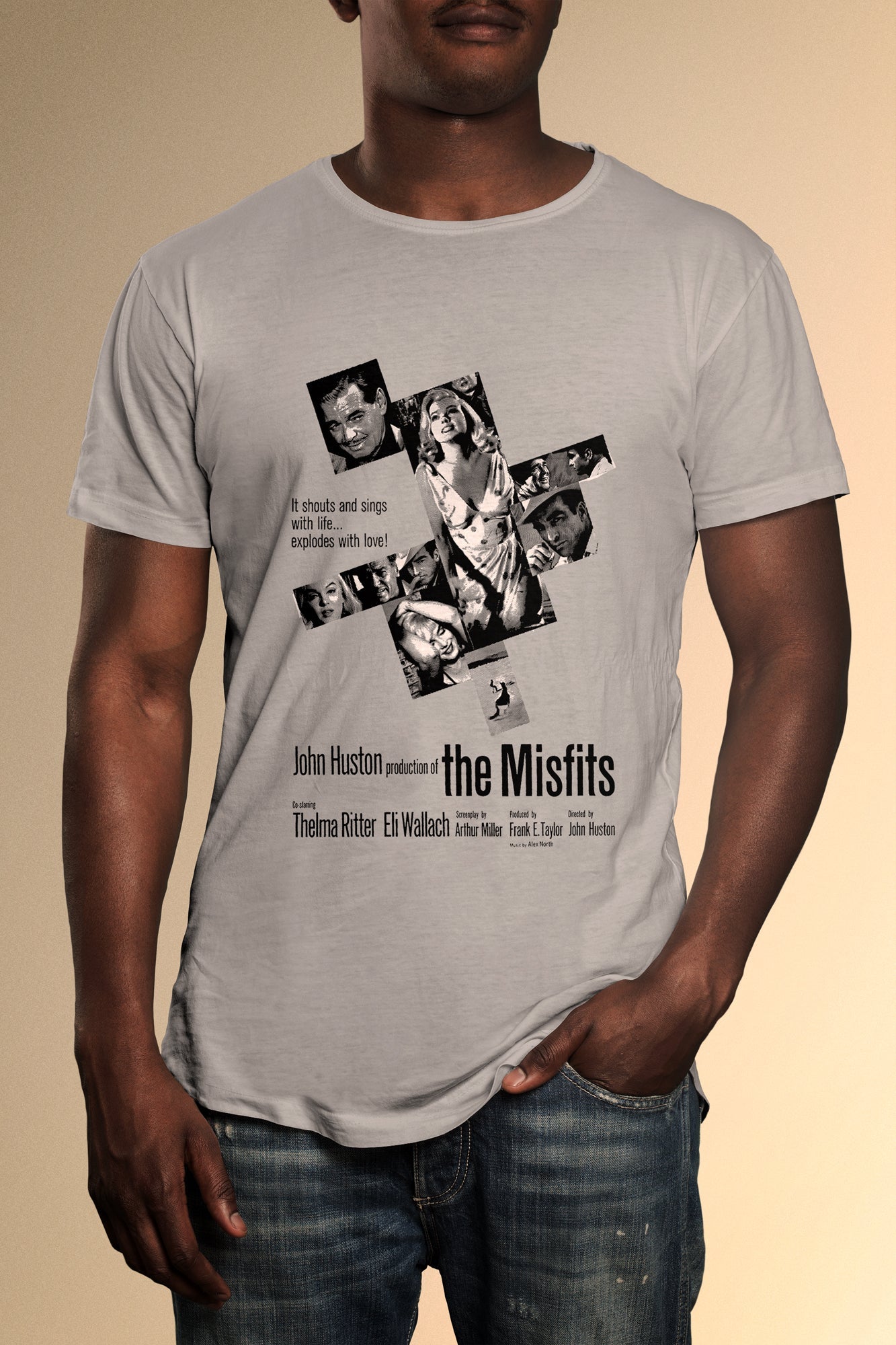 The Misfits Poster T-Shirt - Official Radio Days Licensed Product