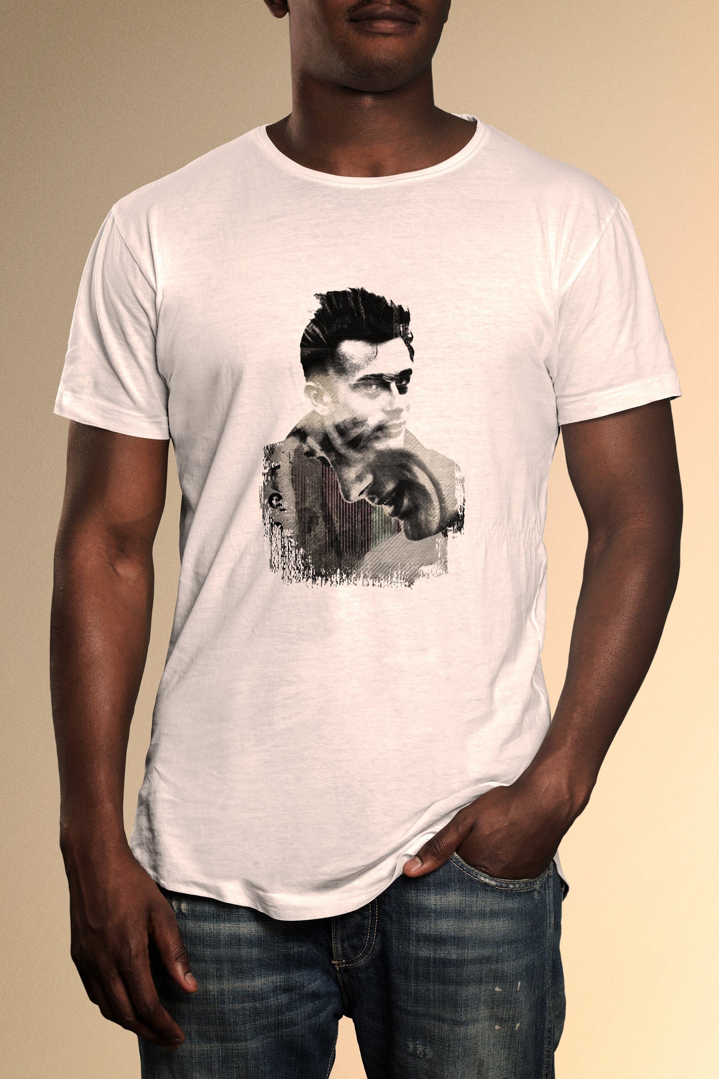 James Dean Cross Fade T-Shirt - Official Radio Days Licensed Product