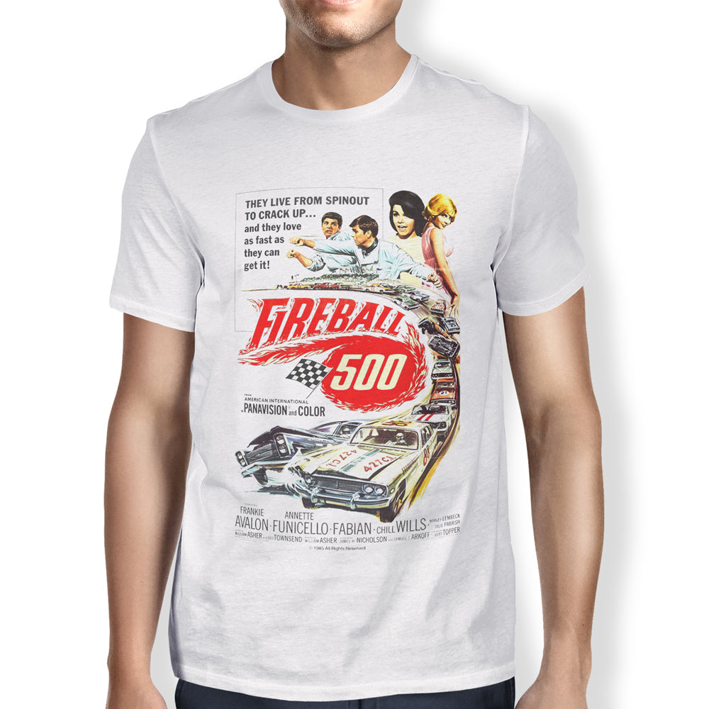 Fireball 500 Hot Rod T-Shirt - Official Radio Days Licensed Product