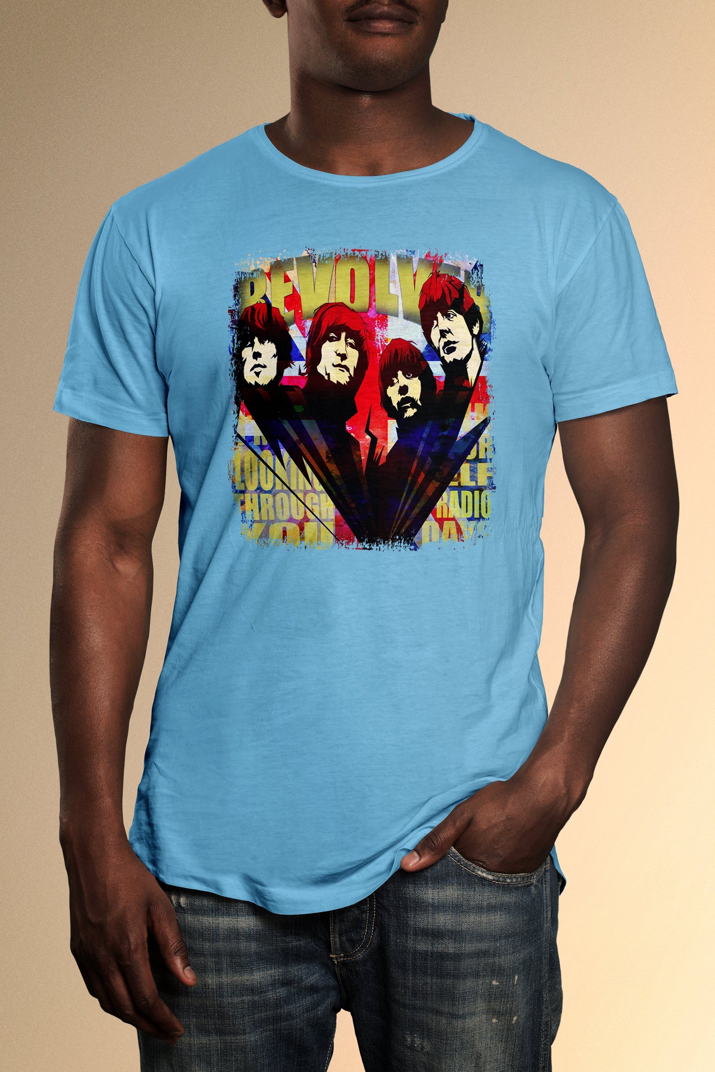 The Fab Four Chasing The Sun T-Shirt - Official Radio Days Licensed Product