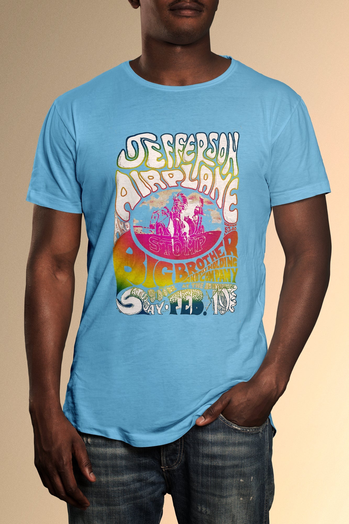 Jefferson Airplane Tribal Stomp T-Shirt - Official Radio Days Licensed Product