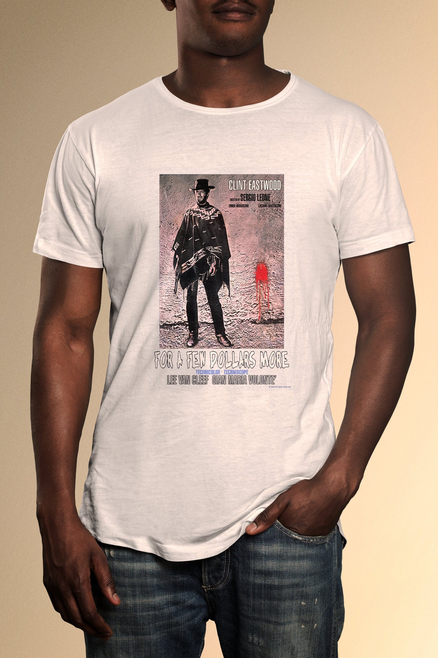 For A Few Dollars More Poster T-Shirt - Official Radio Days Licensed Product