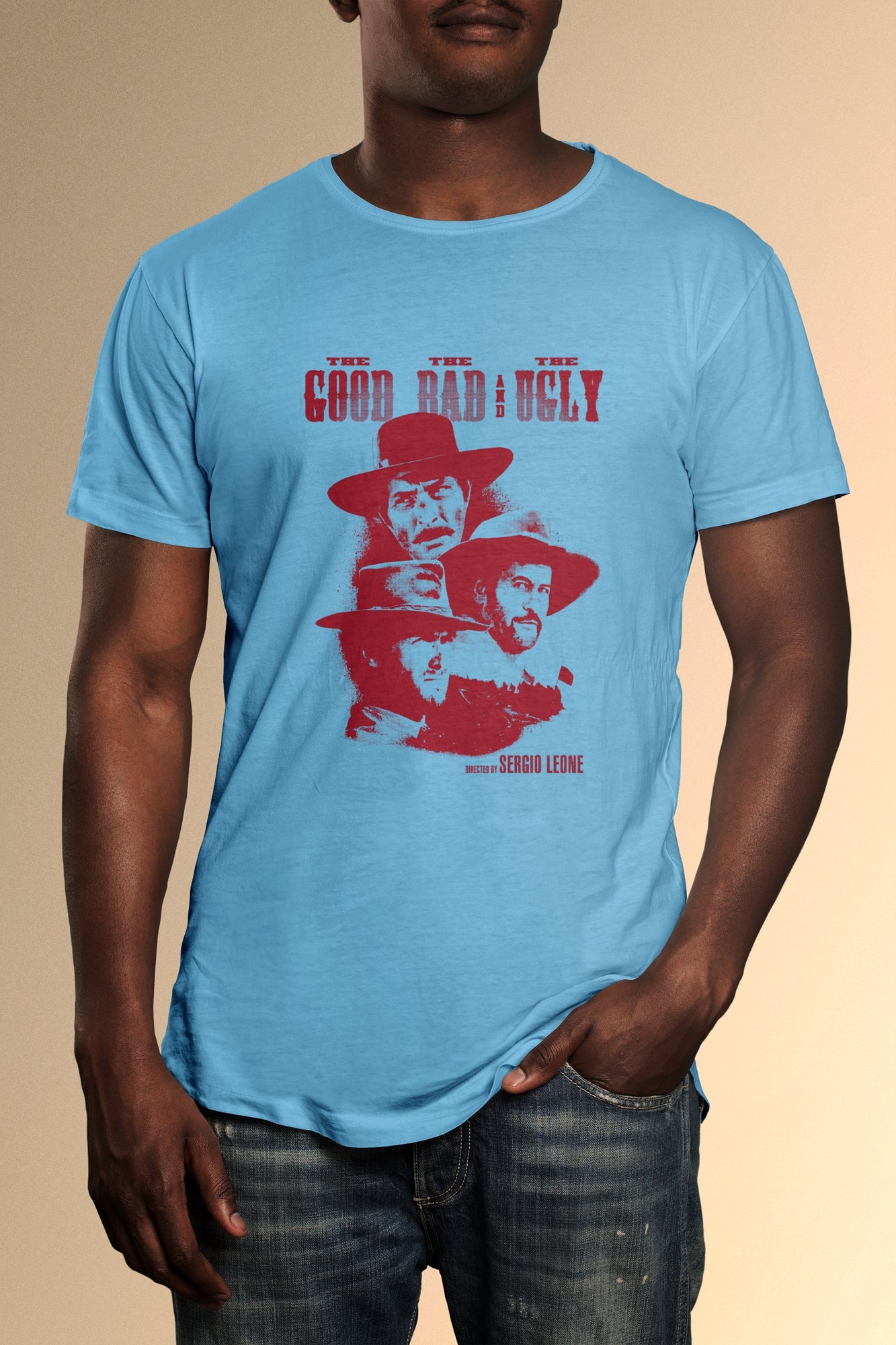 The Good, The Bad, The Ugly Red T-Shirt - Official Radio Days Licensed Product