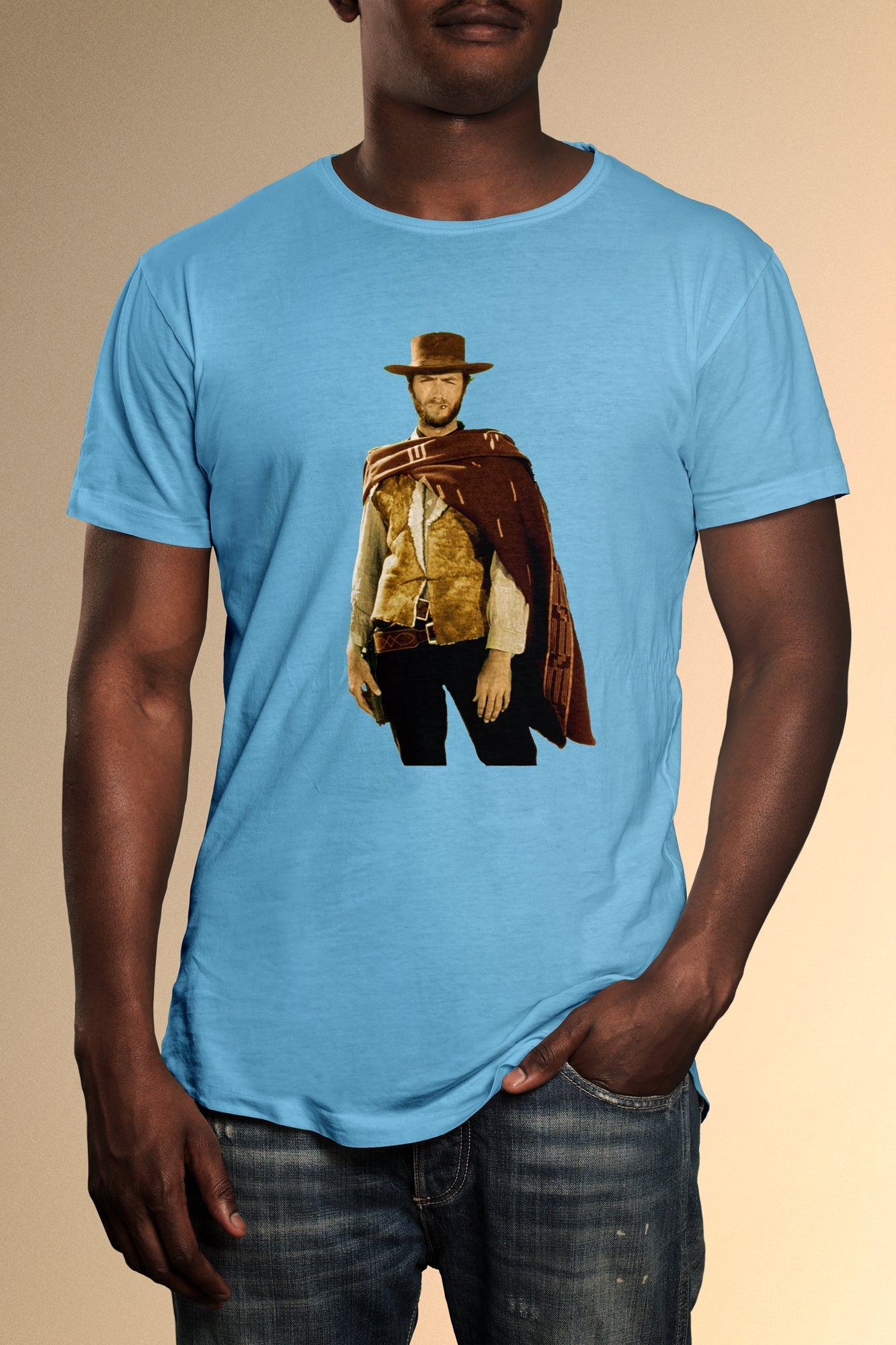 The Good, The Bad, The Ugly Poncho T-Shirt - Official Radio Days Licensed Product