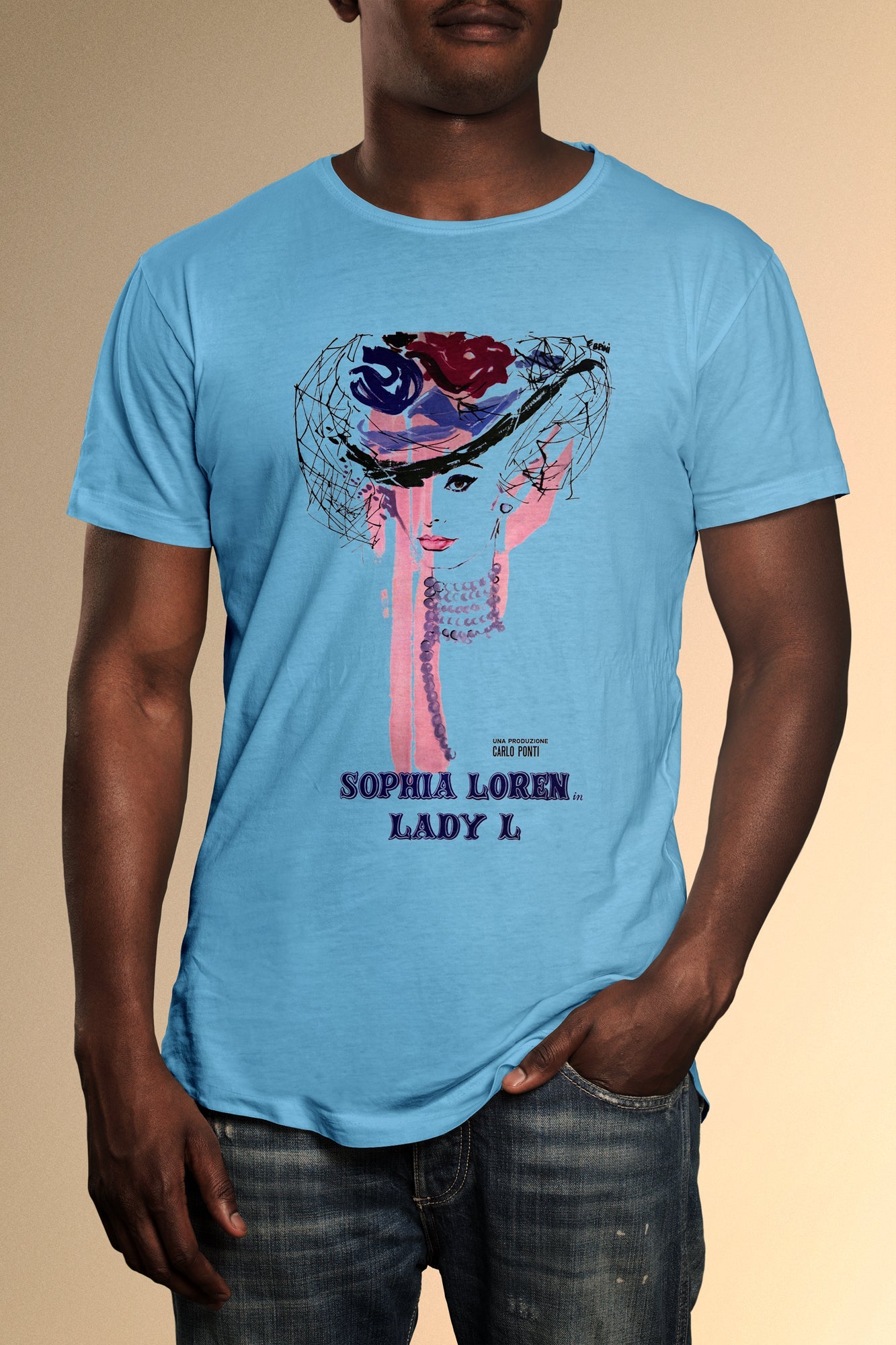 Sophia Loren Lady L T-Shirt - Official Radio Days Licensed Product