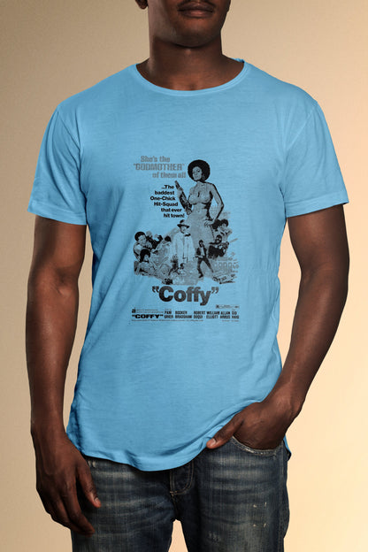 Coffy Poster T-Shirt - Official Radio Days Licensed Product
