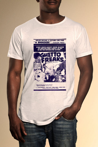 Ghetto Freaks Poster T-Shirt - Official Radio Days Licensed Product