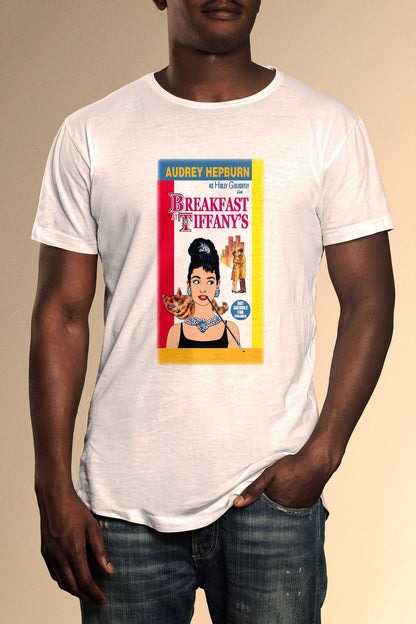 Breakfast At Tiffany's Cartoon Poster T-Shirt - Official Radio Days Licensed Product