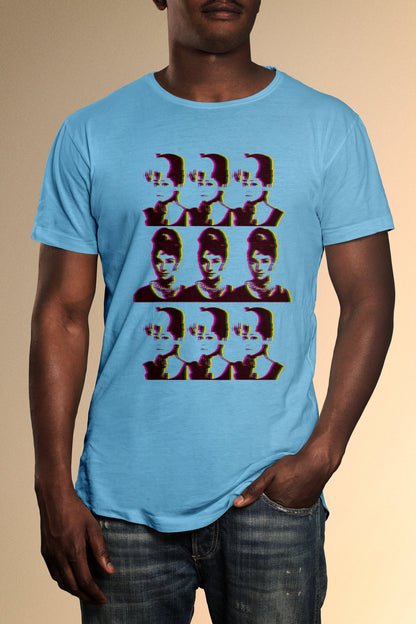 Audrey Hepburn Contact Sheet T-Shirt - Official Radio Days Licensed Product