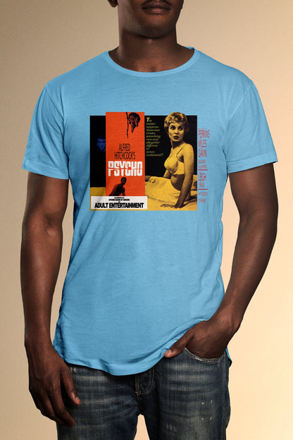 Psycho Poster T-Shirt - Official Radio Days Licensed Product