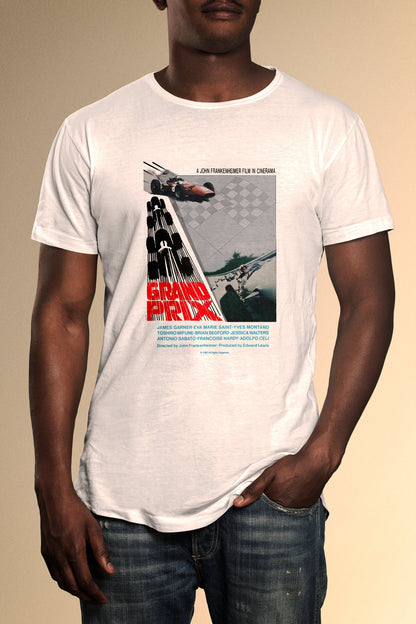 Grand Prix Poster T-Shirt - Official Radio Days Licensed Product