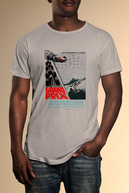 Grand Prix Poster T-Shirt - Official Radio Days Licensed Product