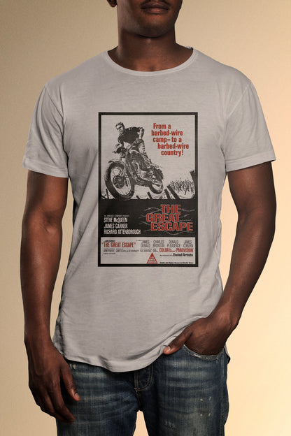The Great Escape Poster T-Shirt - Official Radio Days Licensed Product