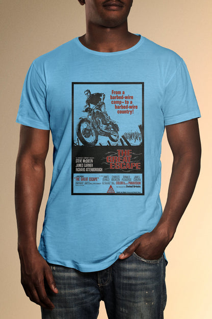 The Great Escape Poster T-Shirt - Official Radio Days Licensed Product