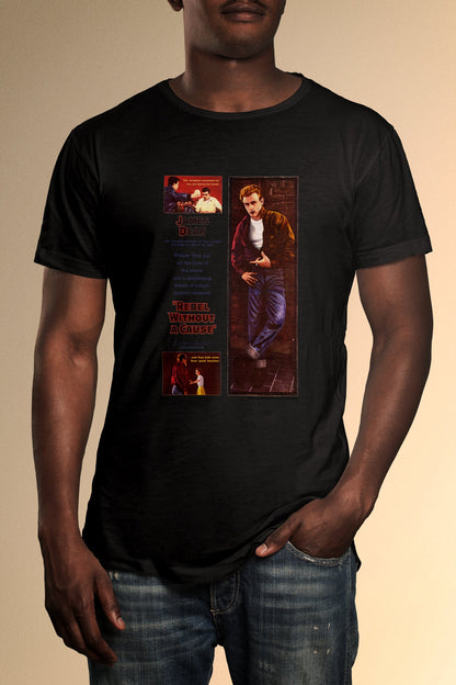 James Dean Rebel Without A Cause Poster T-Shirt - Official Radio Days Licensed Product