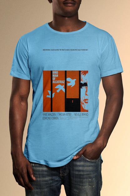 Bird Man Of Alcatraz Poster T-Shirt - Official Radio Days Licensed Product