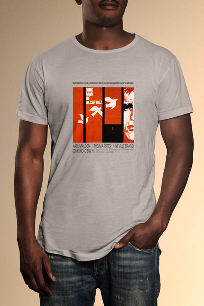 Bird Man Of Alcatraz Poster T-Shirt - Official Radio Days Licensed Product