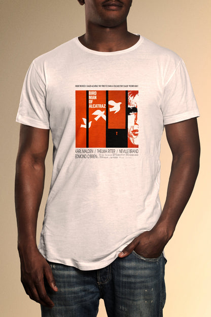 Bird Man Of Alcatraz Poster T-Shirt - Official Radio Days Licensed Product