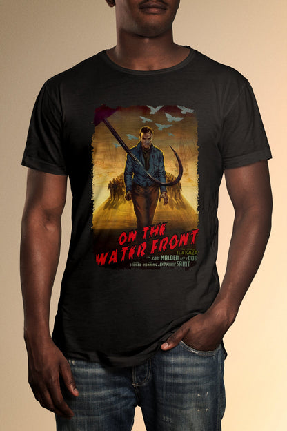 On The Waterfront Poster T-Shirt - Official Radio Days Licensed Product