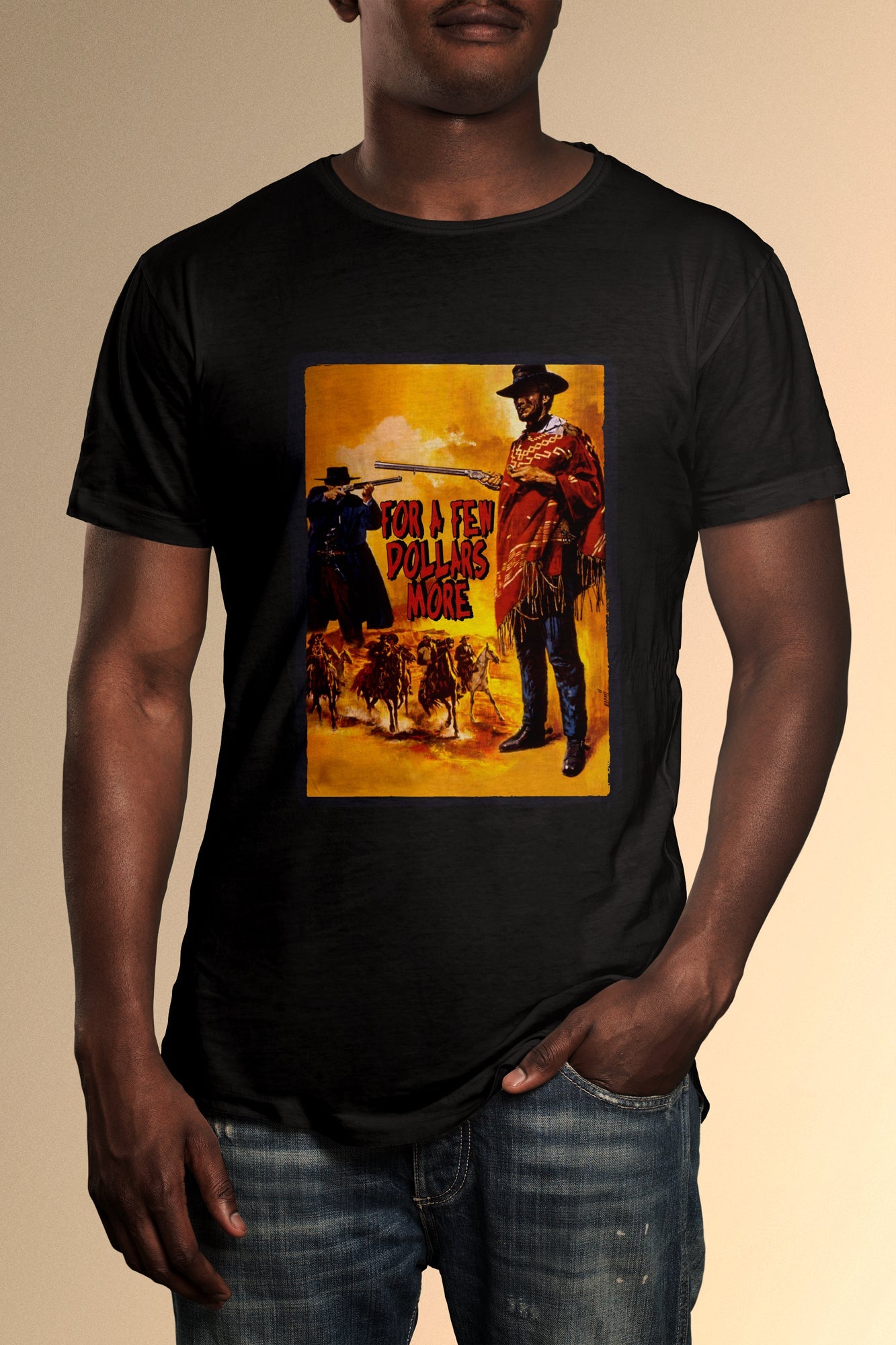 For A Few Dollars More T-Shirt - Official Radio Days Licensed Product