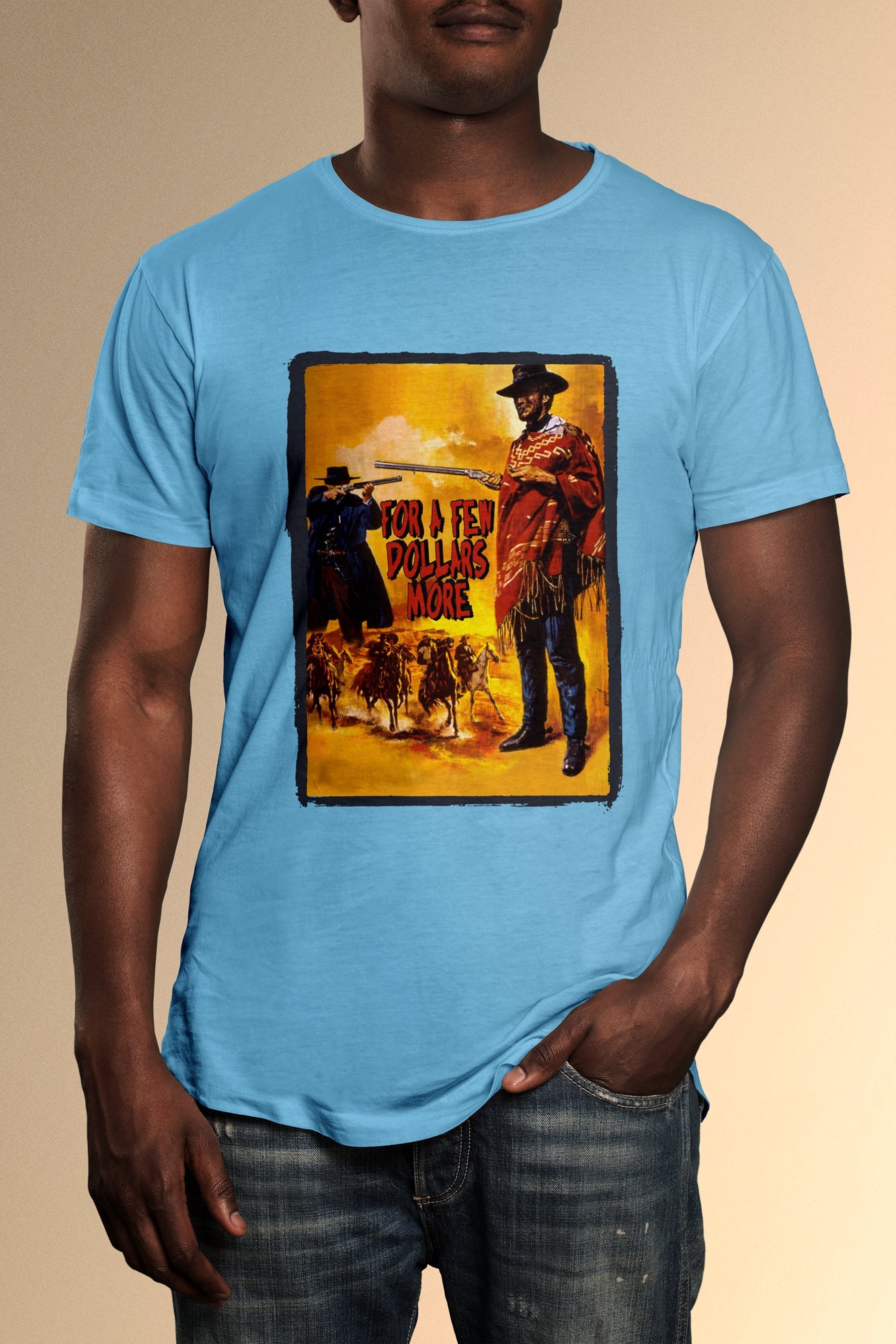 For A Few Dollars More T-Shirt - Official Radio Days Licensed Product