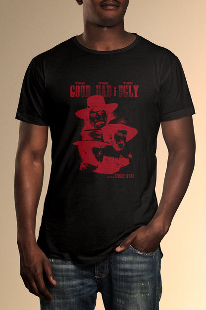 The Good, The Bad, The Ugly Red T-Shirt - Official Radio Days Licensed Product