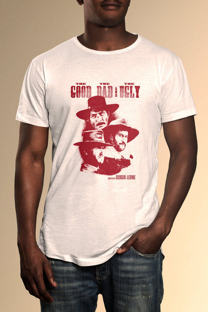 The Good, The Bad, The Ugly Red T-Shirt - Official Radio Days Licensed Product