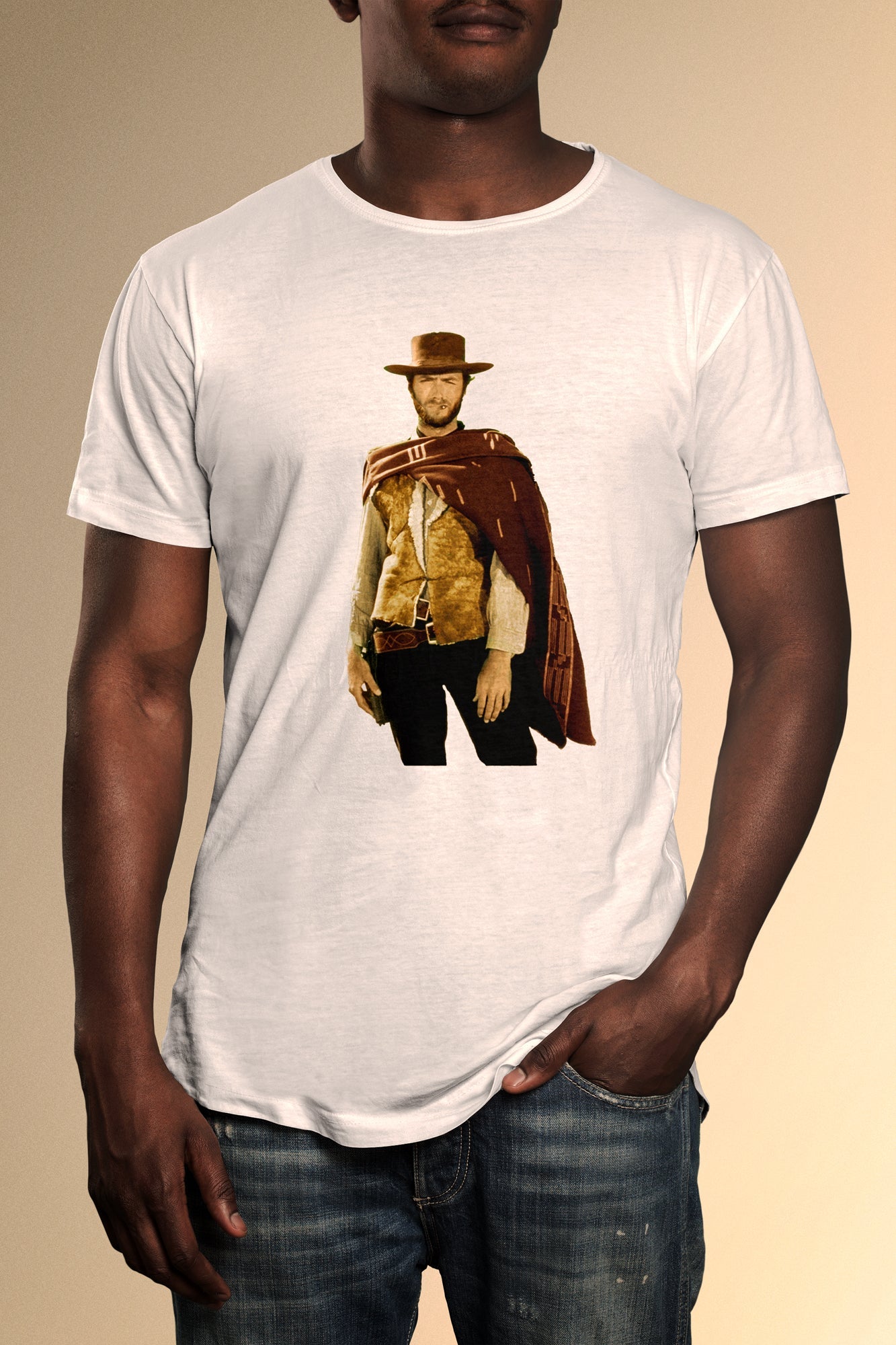 The Good, The Bad, The Ugly Poncho T-Shirt - Official Radio Days Licensed Product